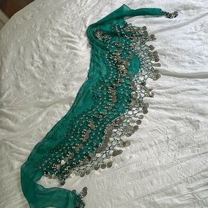 Belly dancing hip scarve